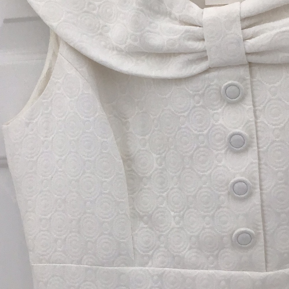 Tahari Arthur S. Levine Cream Dress - Picture 3 of 9